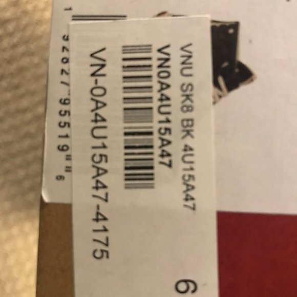 VANS NEW IN BOX $120 RETAIL Denim Canvas Sneaker Mens 6 W 7.5 - Picture 13 of 13